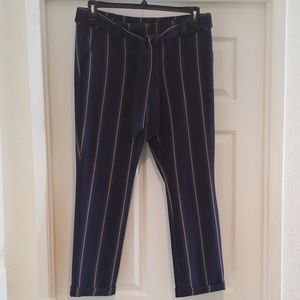 LOFT Pinstriped Pants - Size 8
